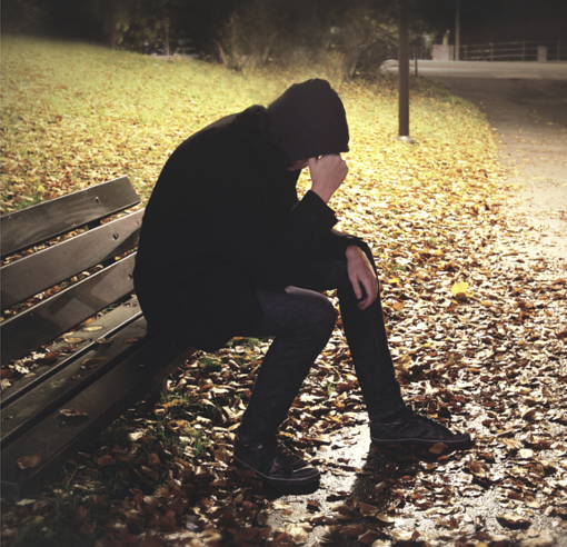 Guy-on-Bench